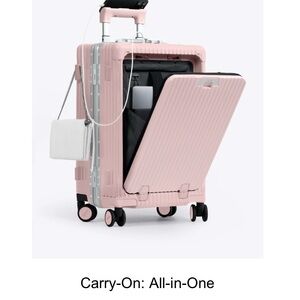 Pink Travel Carry-On Bag